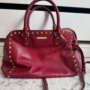 Red Michael Kors crossbody bag